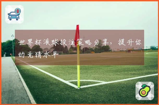 世界杯滚球投注策略分享，提升你的竞猜水平